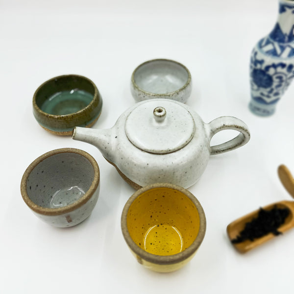 Tea Language Tianqing Kiln: Breathing coarse pottery teapot, glaze awakens in the flames
